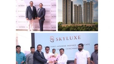 Business News | Sai Nisarg Landmark LLP Unveils 'Skyluxe', a Japanese Landscape-inspired Luxury Landmark in Central Chinchwad
