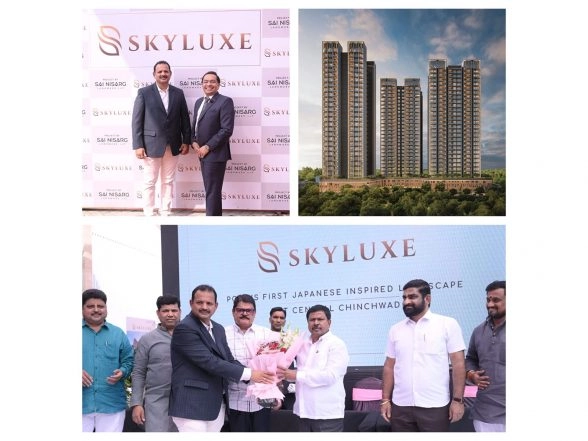 Business News | Sai Nisarg Landmark LLP Unveils 'Skyluxe', a Japanese Landscape-inspired Luxury Landmark in Central Chinchwad