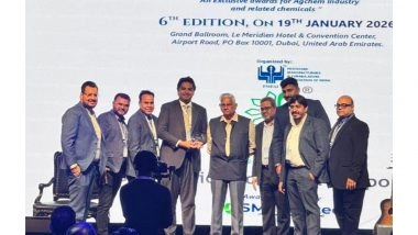 Business News | Parijat Industries Receives Dual Recognition for Export Excellence and Social Responsibility at PMFAI Awards 2026