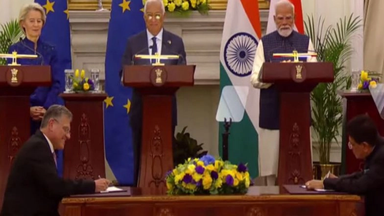 Business News | India-EU Free Trade Agreement: Strategic Breakthrough in India's Global Trade Engagement