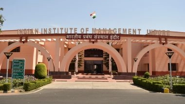 Business News | Applications Underway for IIM Indore's Third Master of Management Studies Batch; Deadline February 10, 2026