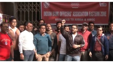 India News | United Forum of Bank Union Stage Peaceful 1-day Strike in Kolkata