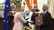 World News | India-EU 'Security and Defence Partnership' to Expand Cooperation Across Indo-Pacific, Counterterrorism, Defence Industry