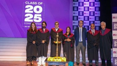 Business News | Whistling Woods Honors Icons Anil Mehta & Prosenjit Chatterjee with Maestro Awards at Its 2026 Convocation in Mumbai