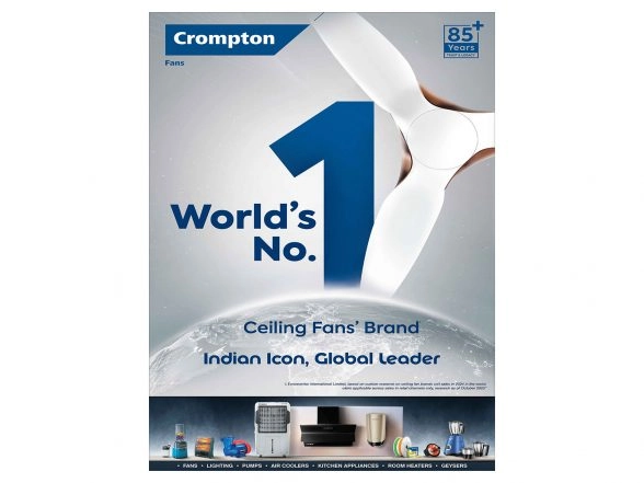 Business News | Crompton Brings India to the Global Stage Through Its Recognition as World's No.1 Ceiling Fan Brand