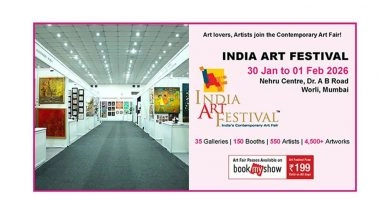 Business News | Bridging Regions, Traditions, and Generations: India Art Festival Returns to Mumbai from January 30 to February 1, 2026