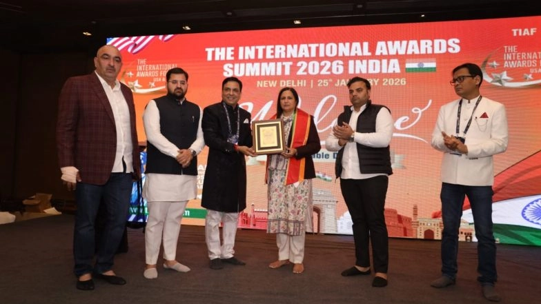 Business News | The International Awards Summit 2026 Elevates Global Recognition of Excellence in New Delhi on 25th January 2026, Hosted by TIAF Awards™ USA & India
