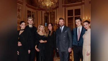 Entertainment News | Victoria Beckham Gets French Knighthood in Paris, Brooklyn Beckham -Nicola Peltz Missing from Family Pic Amid Feud