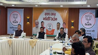 India News | BJP President Nitin Nabin Holds Strategy Meet in West Bengal Ahead of Assembly Polls
