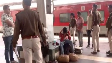 India News | Odisha: Railway Police Apprehend Two Men for Transporting Ganja Allegedly to Delhi