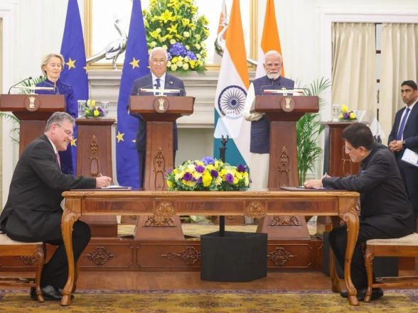 Business News | India-EU FTA Could Increase Bilateral Trade by Up to 65 Per Cent: Report