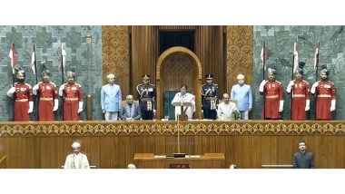 India News | Budget Session: Opposition Protests MGNREGA Scrapping; BJP Hits Back for Disruptions During President's Address to Both Houses