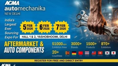 Business News | ACMA Automechanika New Delhi 2026 Set to Host Its Largest Edition with 870+ Exhibitors from 20 Countries