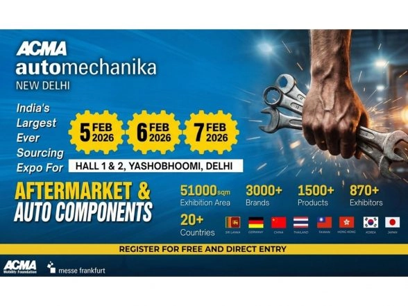Business News | ACMA Automechanika New Delhi 2026 Set to Host Its Largest Edition with 870+ Exhibitors from 20 Countries