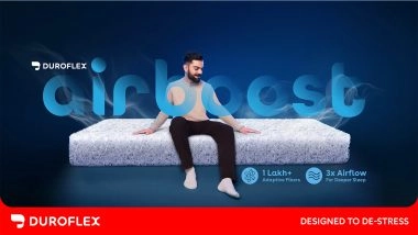 Business News | Duroflex Introduces the Next Generation of Sleep Tech in India with Airboost™