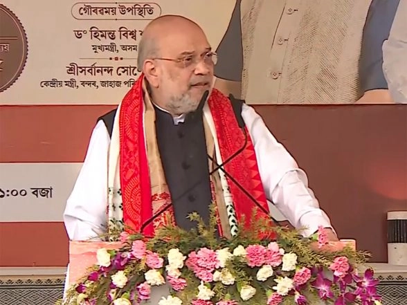 India News |  "Congress Made Assam a Hotspot for Infiltration:" Union Minister Amit Shah in Assam