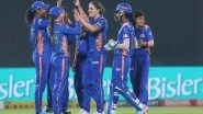 Sports News | WPL: Late Surge from Gardner-Wareham Takes Gujarat Giants to 167/4 Against MI