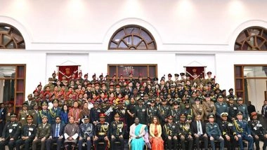 World News | Nepali Officers, NCC Cadets Visit India; Call Upon President Murmu, Defence Minister