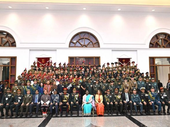 World News | Nepali Officers, NCC Cadets Visit India; Call Upon President Murmu, Defence Minister