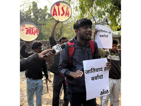 India News | Delhi: AISA Holds Equity March at DU, Protests SC Stay on UGC Regulations
