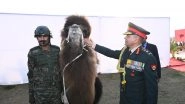 India News | Army Chief Upendra Dwivedi Honours Animal Warriors for Exceptional Service in Harsh Terrains