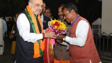 India News | Amit Shah Arrives in Kolkata for Two-day Trip, Eager to Engage with BJP's West Bengal Workers