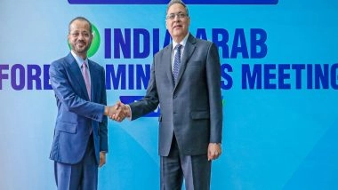 World News | Oman FM Arrives in Delhi for 2nd India Arab Foreign Ministers' Meeting
