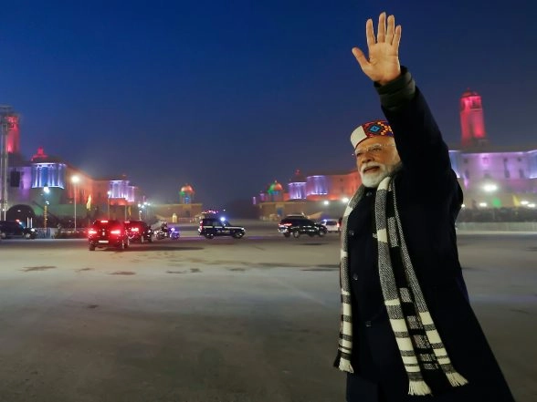 World News | PM Modi Receives Delegation of Arab Foreign Ministers, Highlights People-to-people Ties