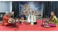 Business News | Young Carnatic Vocalist Vignesh Shankarnarayanan Draws Full Houses Across Shows in Mumbai