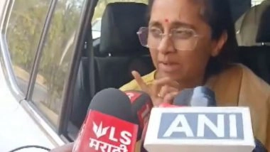 India News | Supriya Sule Heads to Delhi for Parliament Budget Session After Meeting Ajit Pawar's Mother