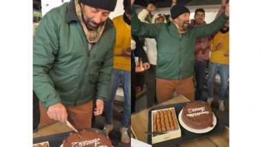 Entertainment News | Sunny Deol Cuts Cake, Dances in Joy to Celebrate 'Border 2' Success