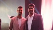 Arshad Nadeem Meets Novak Djokovic; Paris Olympics Gold Medallist Has Friendly Interaction With Serbian Tennis Star at World Sports Summit in Dubai (See Pic)
