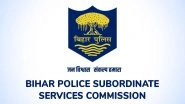 Bihar Police Enforcement SI Admit Card 2026 at bpssc.bihar.gov.in: BPSSC To Release Hall Ticket for Next Phase of Enforcement Sub-Inspector Recruitment on January 25