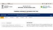CUET PG 2026: NTA Issues Advisory As January 14 Registration Deadline for Common University Entrance Test for Postgraduate Exam Nears CUET PG 2026: NTA Issues Advisory As January 14 Registration Deadline for Common University Entrance Test for Postgraduate Exam Nears