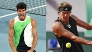 Carlos Alcaraz vs Alexander Zverev, Australian Open 2026 Men's Singles Semi-Final Free Live Streaming