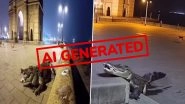 Is the 'Crocodile Spotted at Gateway of India' Video Real or Fake? Fact Check Reveals Viral Reel Is AI-Generated