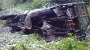 Doda Road Accident: 10 Soldiers Killed After Army Vehicle Plunges Into Gorge in Jammu and Kashmir; LG Manoj Sinha Expresses Grief (Watch Videos)