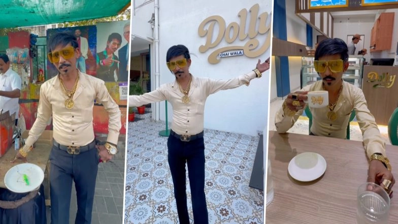 Dolly Chaiwala's Journey From Viral Icon to Entrepreneur: Sunil Patil Aka Dolly Chaiwala Opens His First Franchise Outlet in Nagpur (Watch Video)
