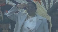 Republic Day 2026: President Droupadi Murmu Unfurls National Flag at Kartavya Path in Delhi on 77th R-Day Celebrations (Watch Videos)