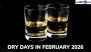 Dry Days in February 2026: Full List of Dry Day Dates Across India