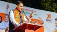&lsquo;Congress-AIMIM Ke Sath Koi Alliance Nahi Chalega&rsquo;: Maharashtra CM Devendra Fadnavis Asks BJP Units to End Local Alliances (Watch Video)
