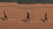 Egyptian Hajar Abdelkader Goes Viral After Wildcard Entrant Hits 20 Double Faults and Earns Three Points In Tennis Match (Watch Video)
