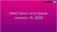 GMA Deals and Steals January 15, 2026: Check Savings on Home and Kitchen Essentials