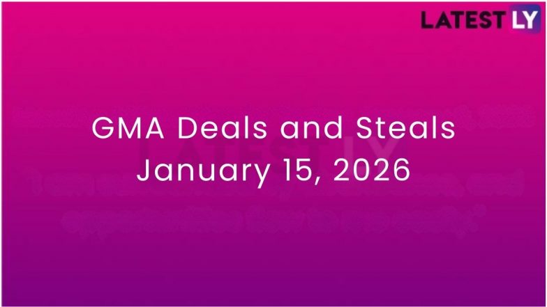 GMA Deals and Steals January 15, 2026: Check Savings on Home and Kitchen Essentials