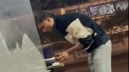 Ghaziabad Shocker: Cook Caught Spitting on Chapatis at Roadside Eatery in Uttar Pradesh, Arrested After Video Goes Viral