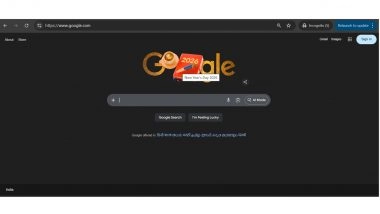 New Year's Day 2026 Google Doodle