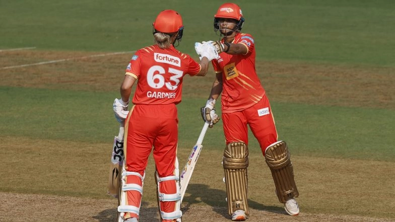 Gujarat Giants Beat UP Warriorz By 10 Runs in WPL 2026; Ashleigh Gardner's Half-Century, Georgia Wareham's All-Round Performance Power GG-W to Victory