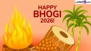 Bhogi Pandigai 2026 Wishes: Share Happy Bhogi Greetings, Messages, Images and HD Wallpapers To Share on the First Day of Pongal