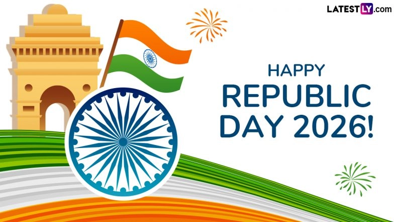 India Republic Day 2026 Greetings: Happy Gantantra Diwas Wishes, Messages, Tricolor Photos and HD Wallpapers To Share