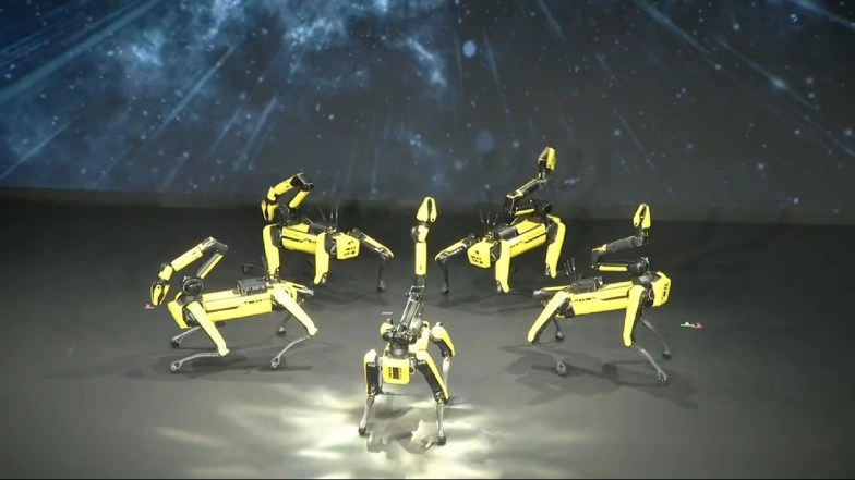 CES 2026: Boston Dynamics’ Spot Robots Open Hyundai Event With K-Pop Dance Routine Before Unveiling of New Atlas Humanoid (Watch Video)